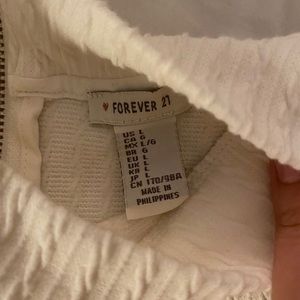 Sleeveless white turtle neck from forever 21